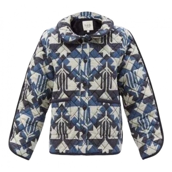 Sea New York Linden Quilted Patchwork Jacket size XS - Picture 2 of 5